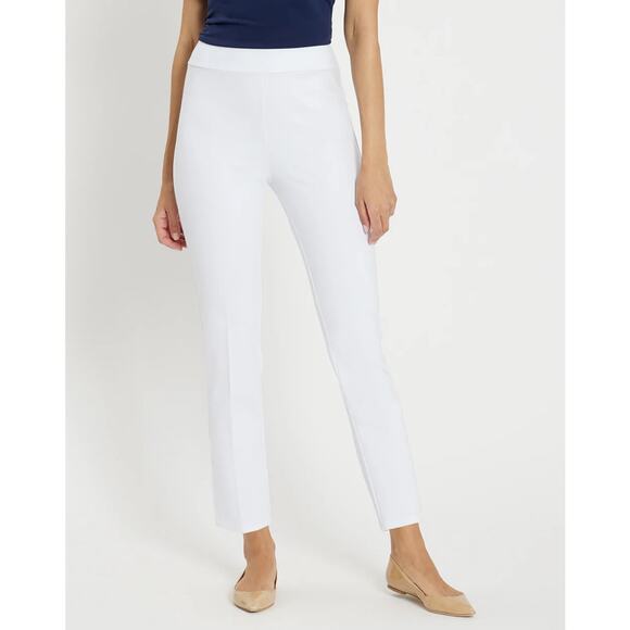 Jude Connally Womens XS Lucia Ponte Pant Preppy Coastal Career USA Made Stretch - Picture 3 of 14